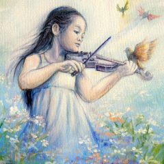 La niña violinista